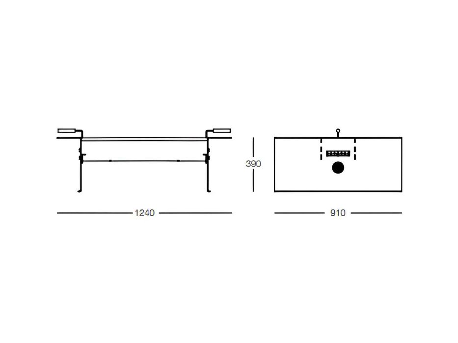 Braseiro/ Fire Pit Zig s/ Grelhas Aço Corten