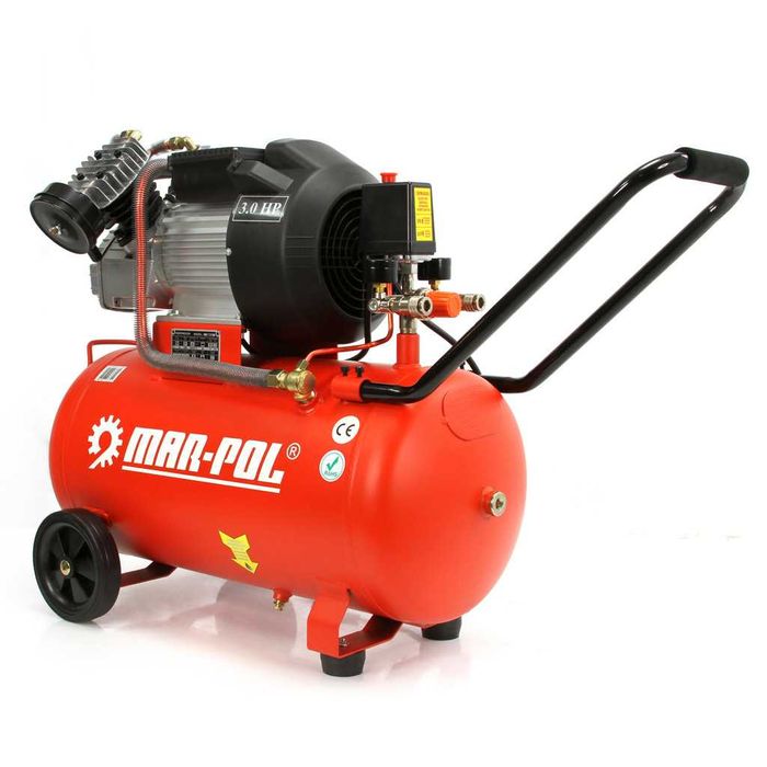 Kompresor 50 L 2 tłoki sprężarka 3hp