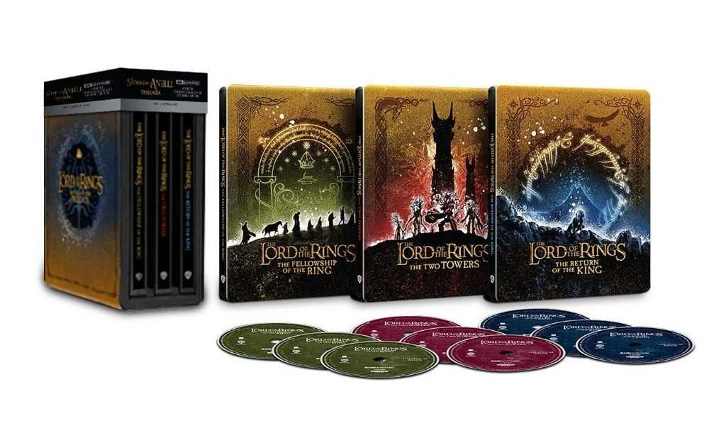 Władca Pierścieni LORD OF RINGS Steelbook 1-3 4K+BD, POLSKI