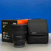 Sony FE 14mm f/1.8 GM (NOVA - 3 ANOS DE GARANTIA)