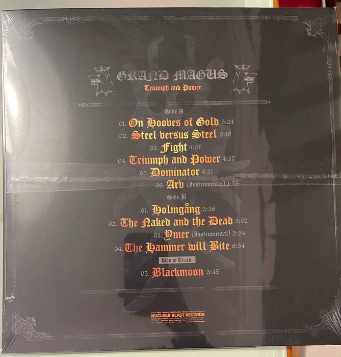 LP (Crystal) Grand Magus - Triumph And Power