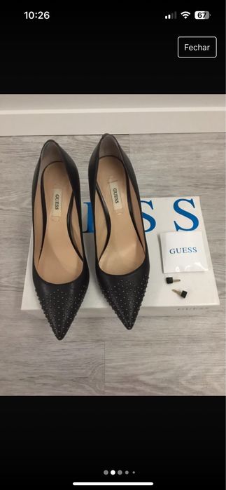 Sapatos Guess, originais, em pele