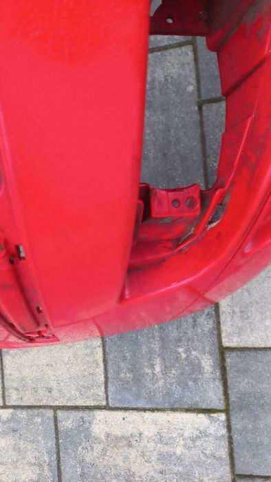 Seat Leon 1 toledo 2 zderzak przód przedni czerwony lp3g