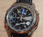 Casio EQW 500 Edifice Wave Ceptor twin chronograph world time
