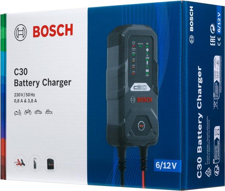 Зарядний пристрій Bosch C30 (6/12B)