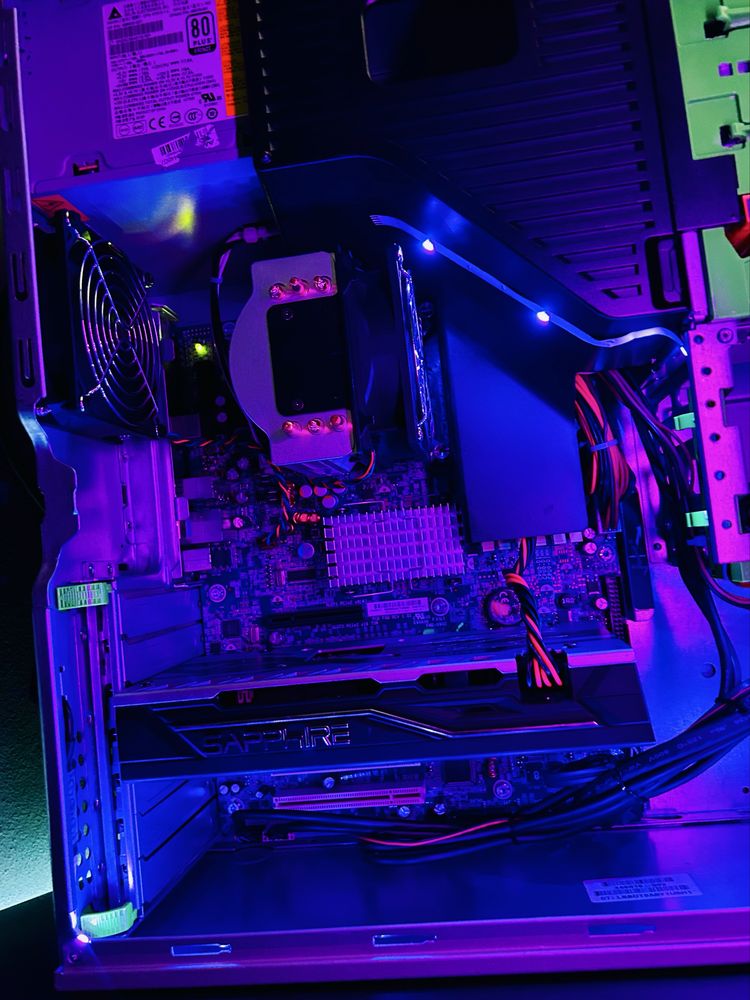 Komputer Do Gier Gamingowy RGB Intel 4X3,4Ghz, RX 480 4GB , 16GB Ram