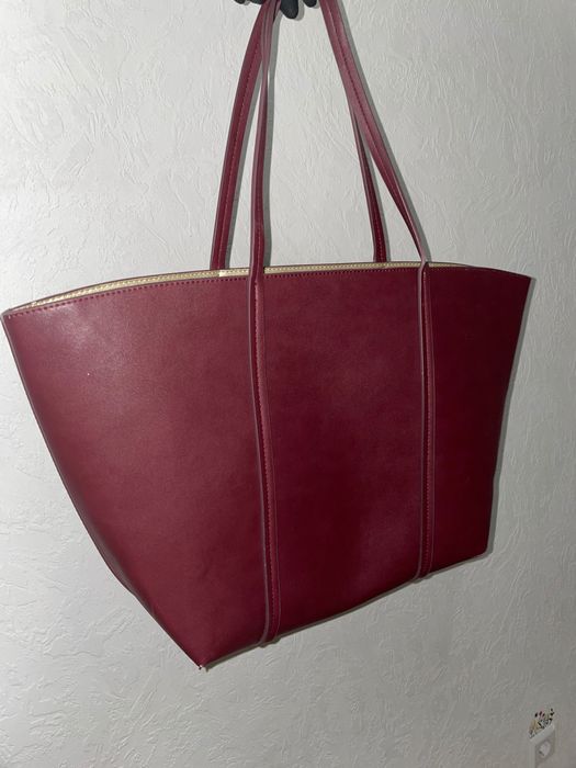 Сумка шкіряна двостороння