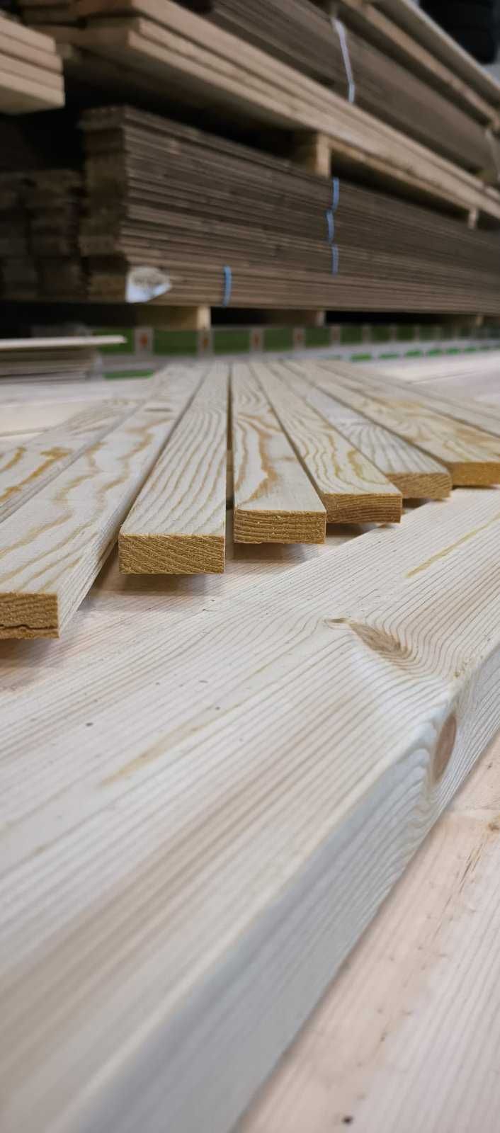 Listewki drewniane sosnowe 15x40, montażowe, pod boazerie/elewacje