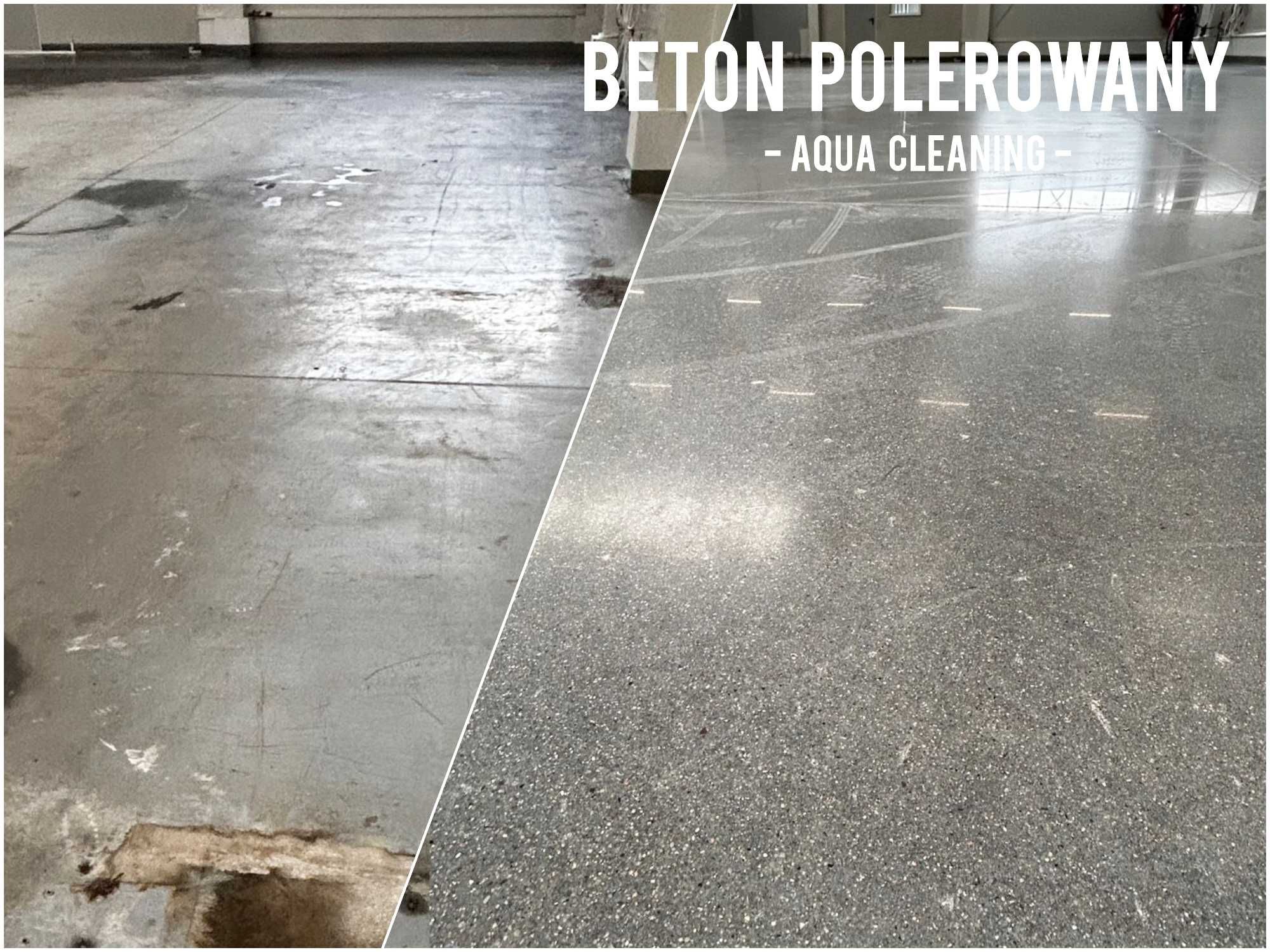Mycie hal, magazynów, czyszczenie posadzek, polerowany beton
