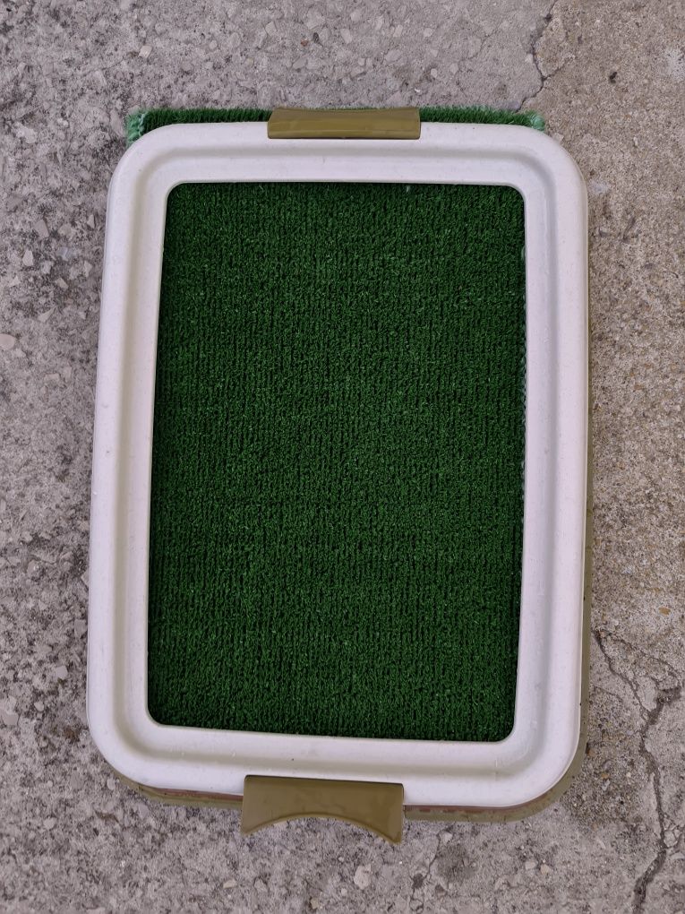 Wc para cães  com tapete de relva de oferta