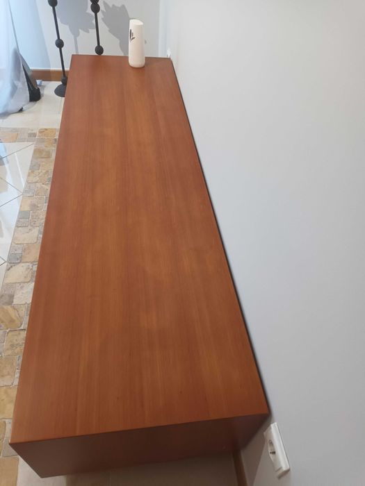 Móvel de TV em cerejeira e wengue