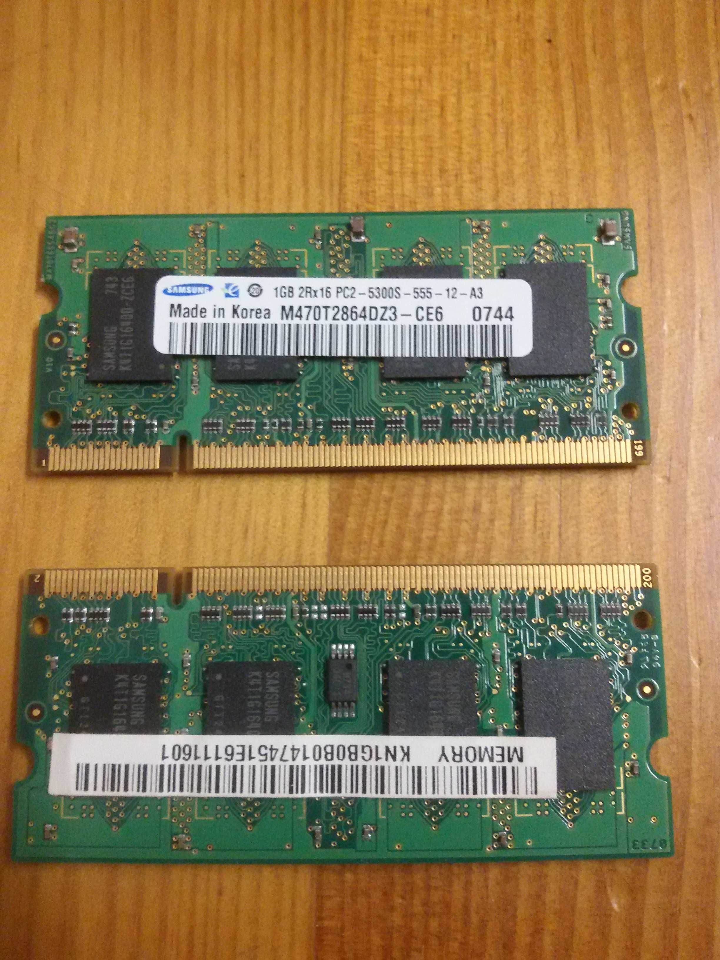 Memórias Ram 1gb Samsung