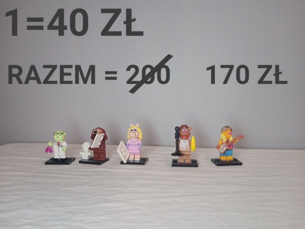 Lego mini figurki Muppety kolekcja