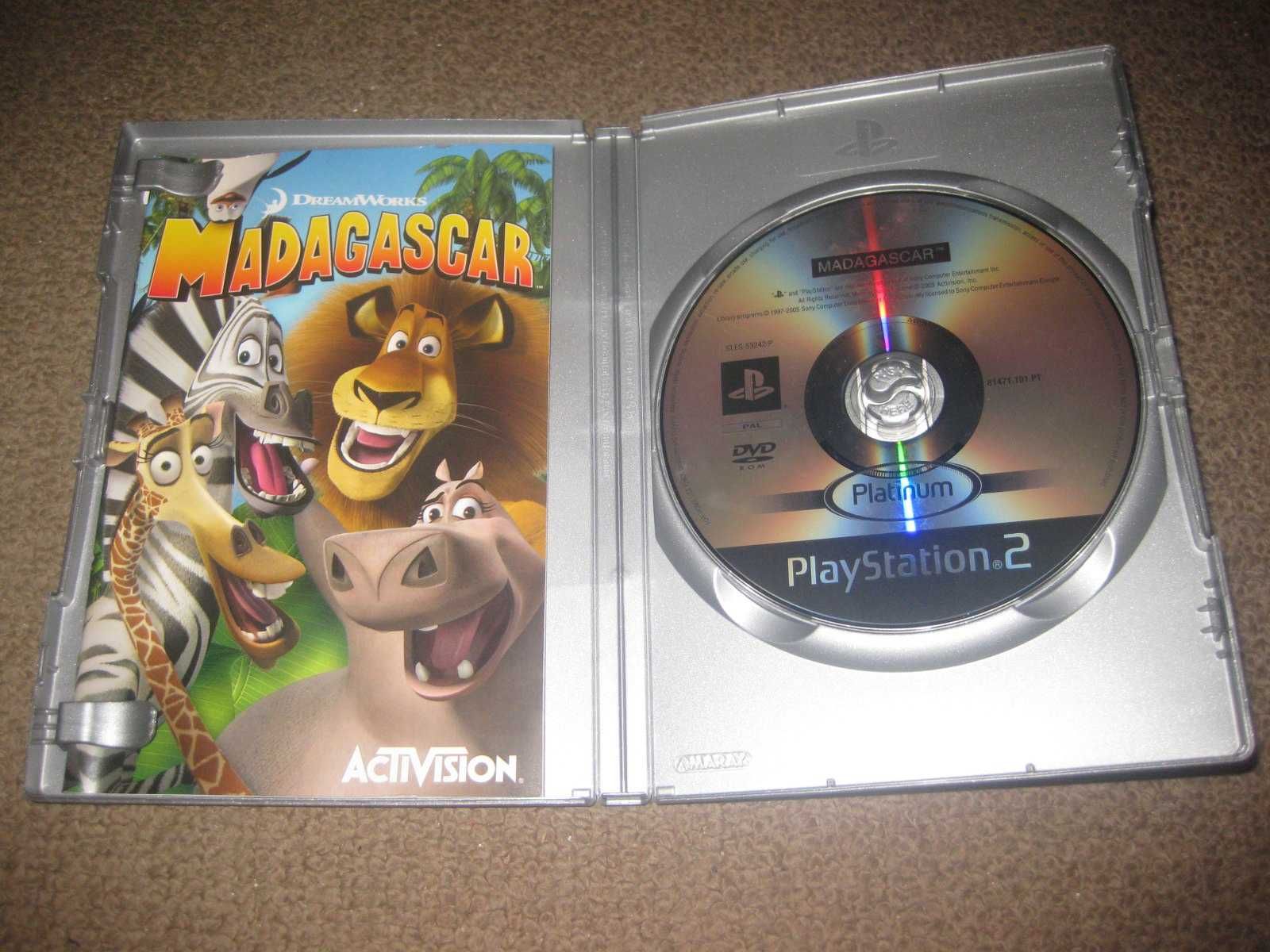 Jogo "Madagascar" para PS2/Completo!