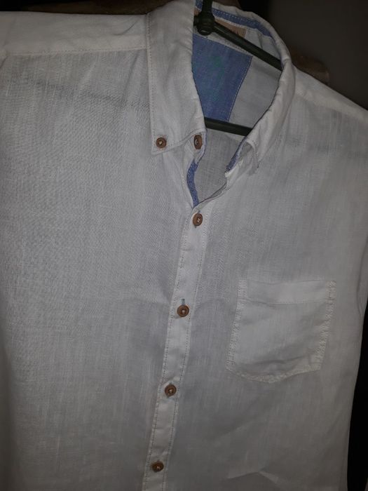 Рубашка сорочка льняна льон colours & sons