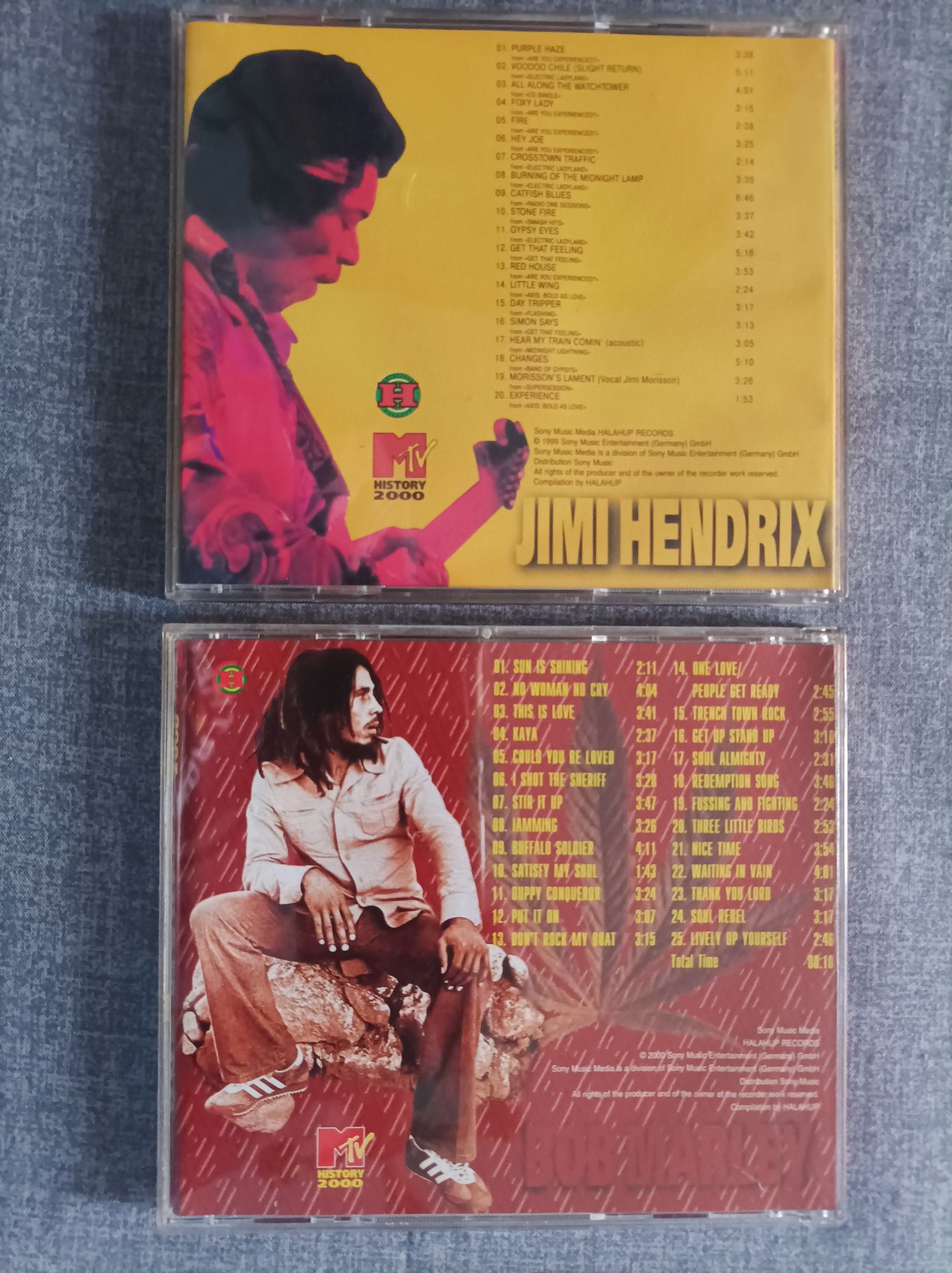 13 - Bob Marley , Jimi Hendrix  - The Best - 2 x CD - MTV HISTORY 2000