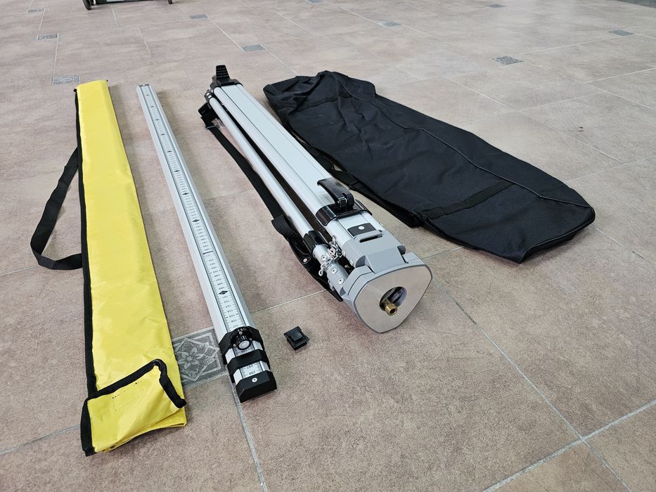 Комплект Профессиональный Штатив для оптического нивелира +Рейка 3м