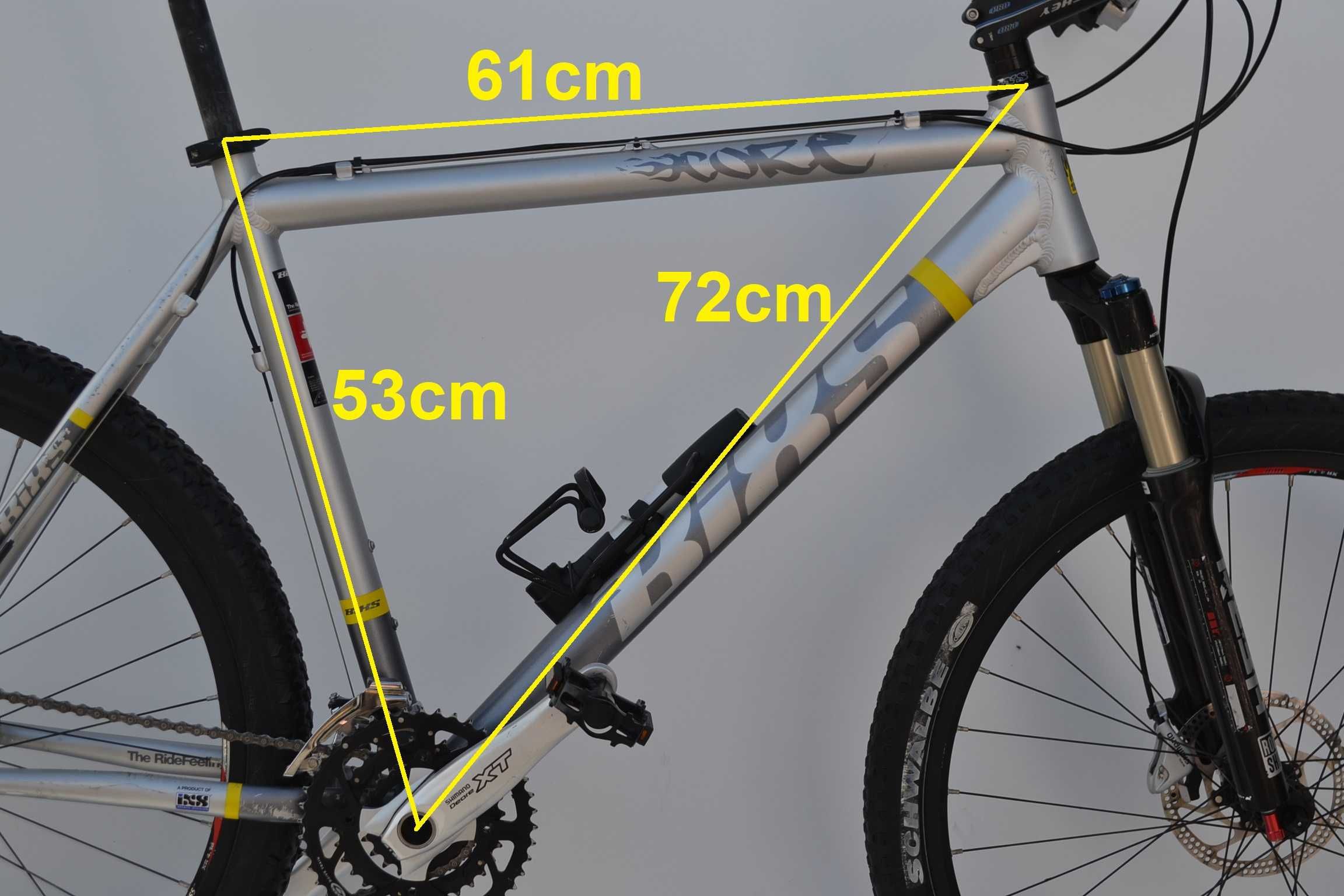 Rower górski MTB Bixs Core 2xtarcz 3x9 cały na deore XT * stan BDB