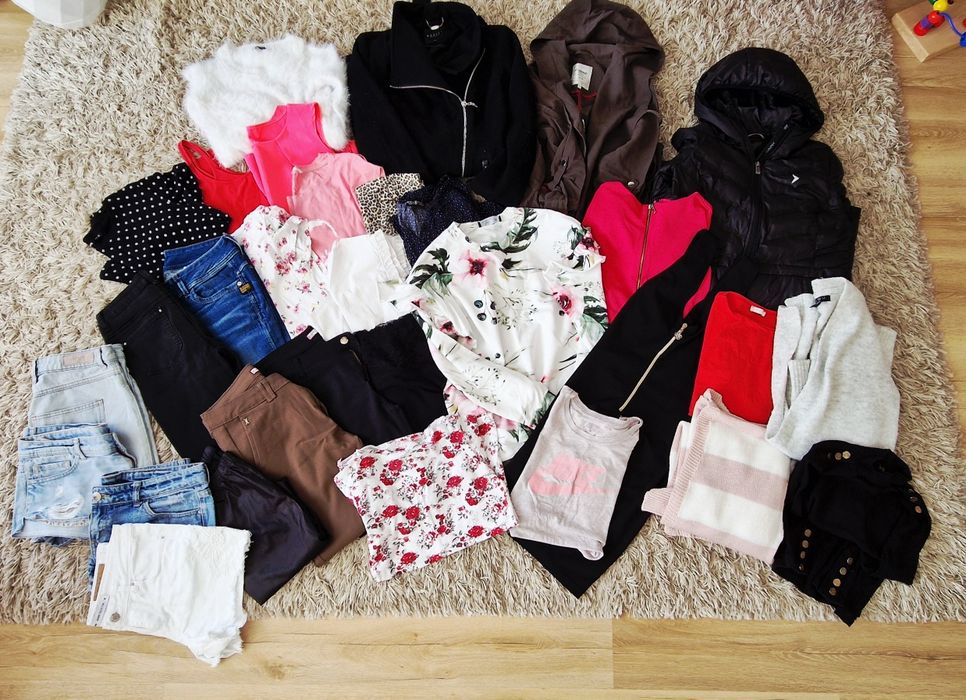 TANIO!!!Duża paka ubrań damskich rozm.S