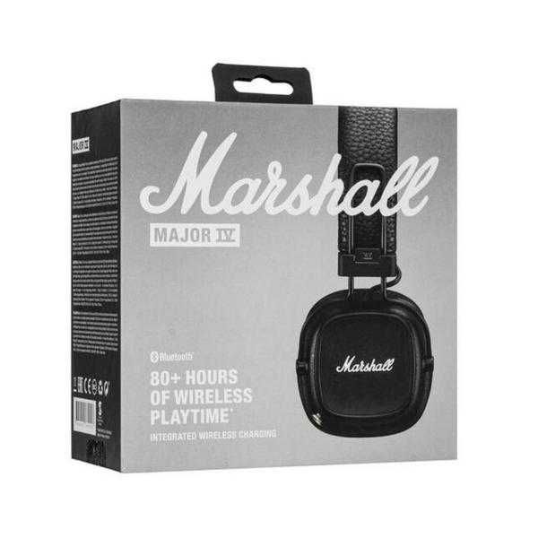 Навушники з мікрофоном Marshall Major IV Black (маршал мажор 4)