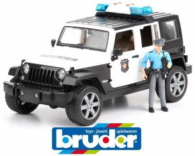 Bruder (Брудер) Джип Wrangler Police + коп 02526