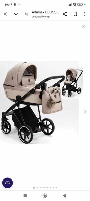 Wózek dziecięcy 2w1 Adamex Belissa