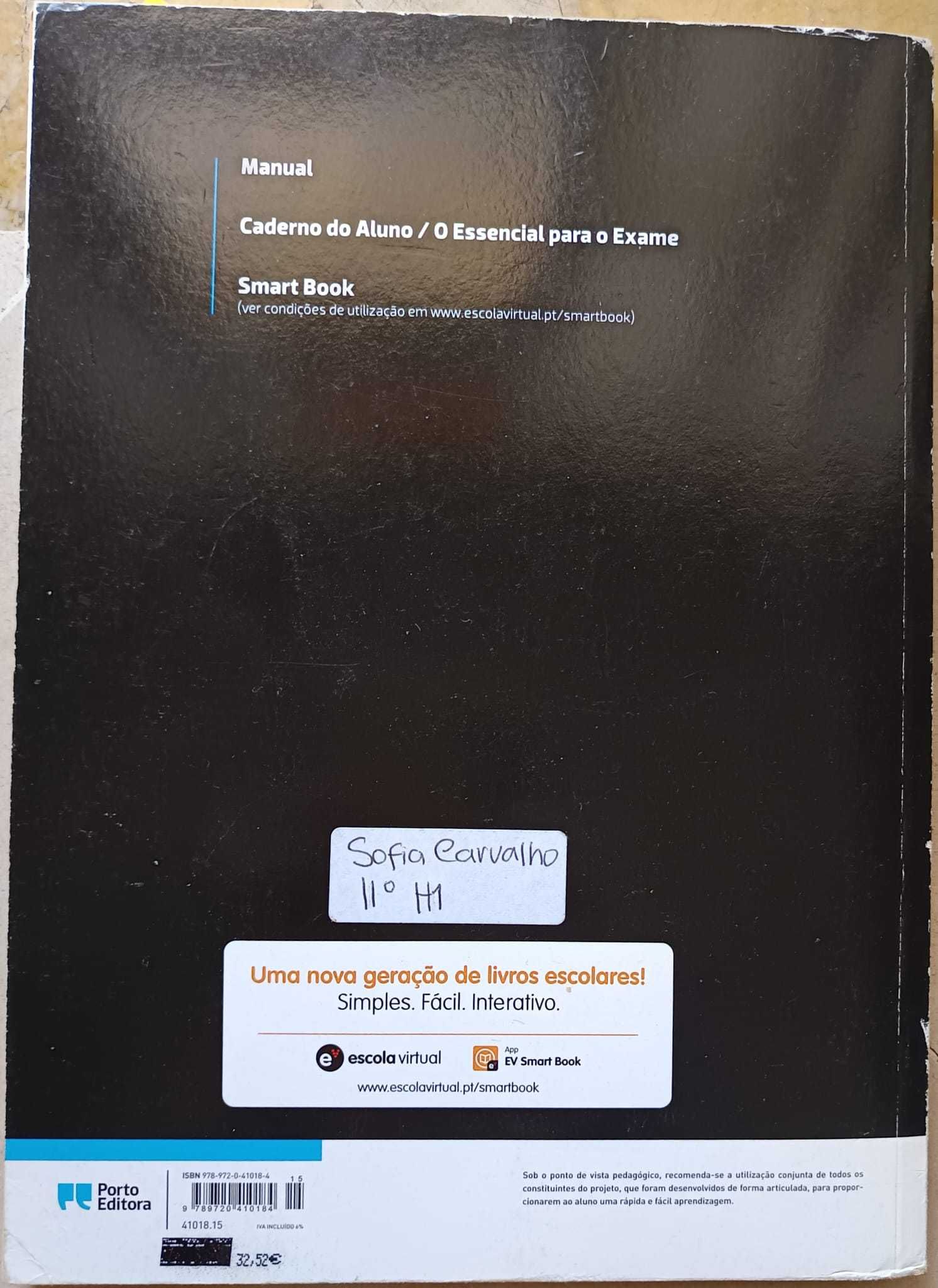 Livro "Novos Contextos 11" de Filosofia e Caderno de Atividades