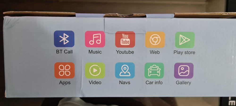 Auto Radio 9" Polgadas Novo em Caixa, com Wi-Fi, GPS, Android Auto