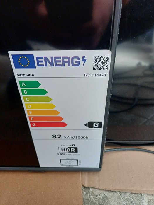 Qled телевізор 55 дюймів Самсунг Samsung GQ55Q74C 120Гц Air Play 2 HDR