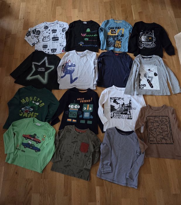 Zestaw 61 szt. Coccodrillo zara h&m cool club getry bluzy koszulki