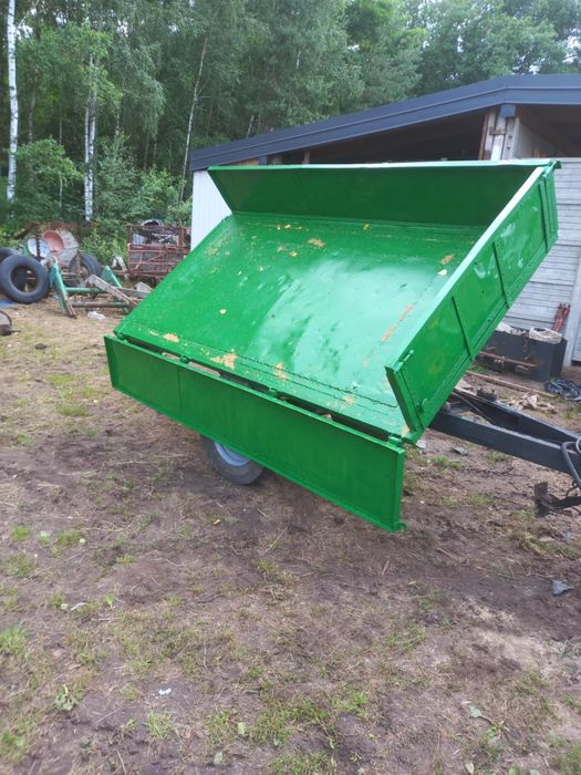 Zarejestrowana Przyczepa wywrotka d47, wywrotka jednoosiowa