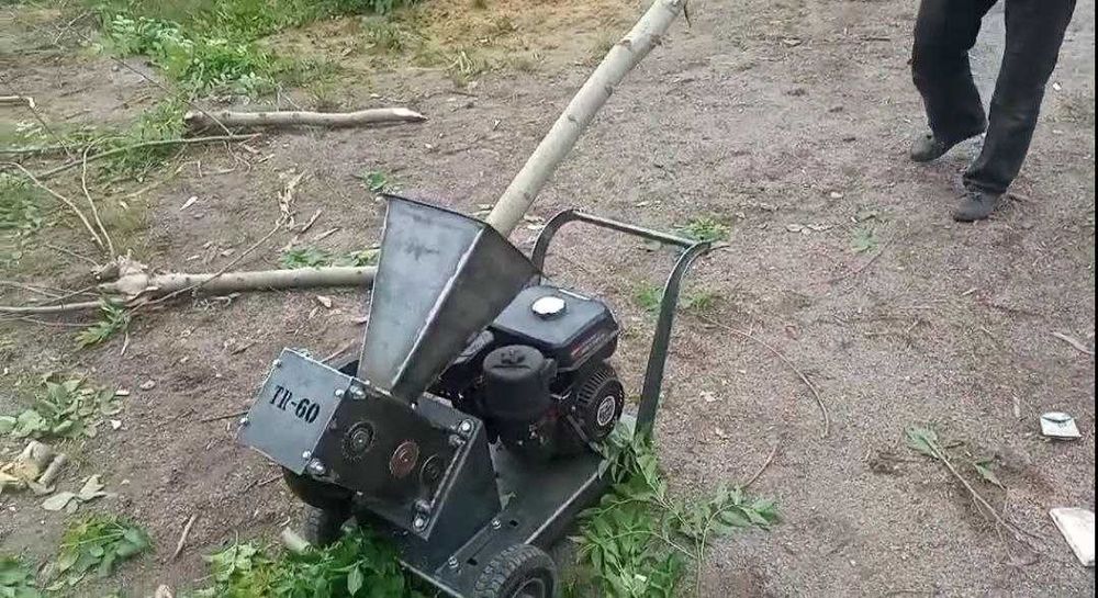 Подрібнювач гілок TR-60/Дробилка веток/Измельчитель веток/Щепорез