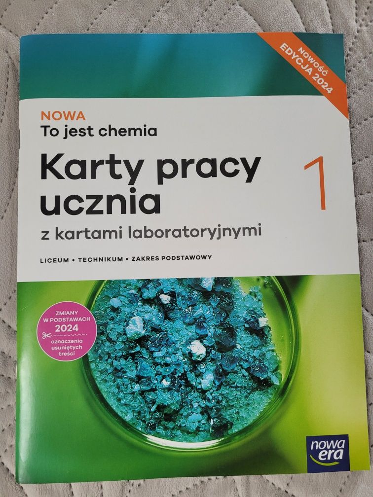 Nowa to jest chemia 1 - karty pracy ucznia