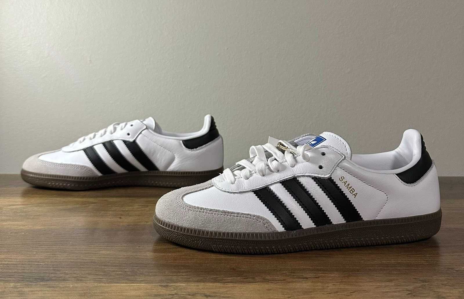 Adidas Samba OG "Cloud/Core Black/Gum "