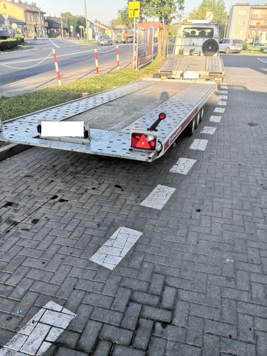 przyczepa laweta podnoszona uchylna TEMARED ład 2800 DMC 3500