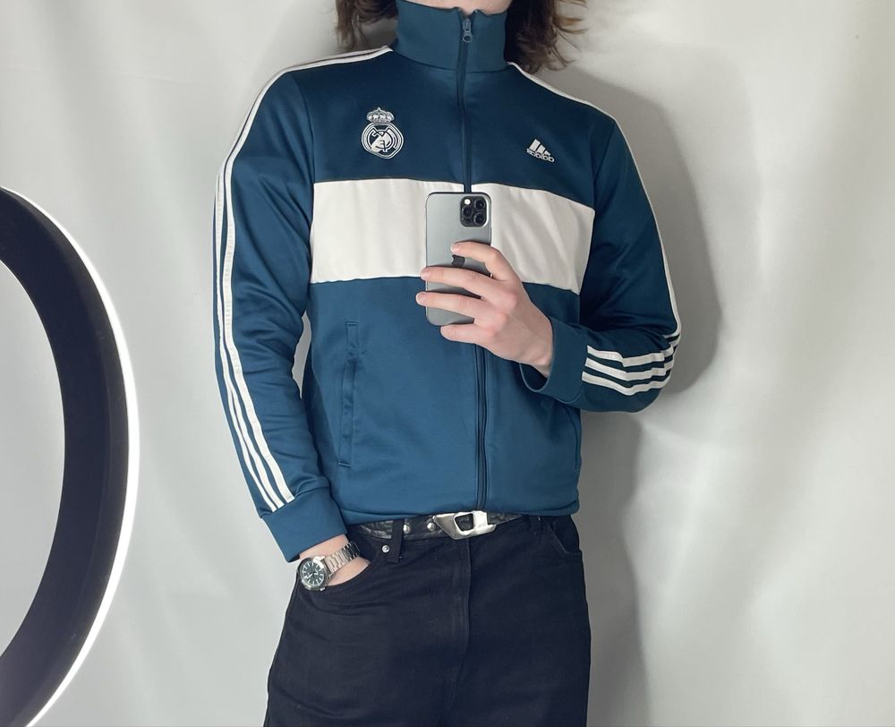 Олімпійка Adidas Real Madrid зіп зуді реал мажрид зип худак