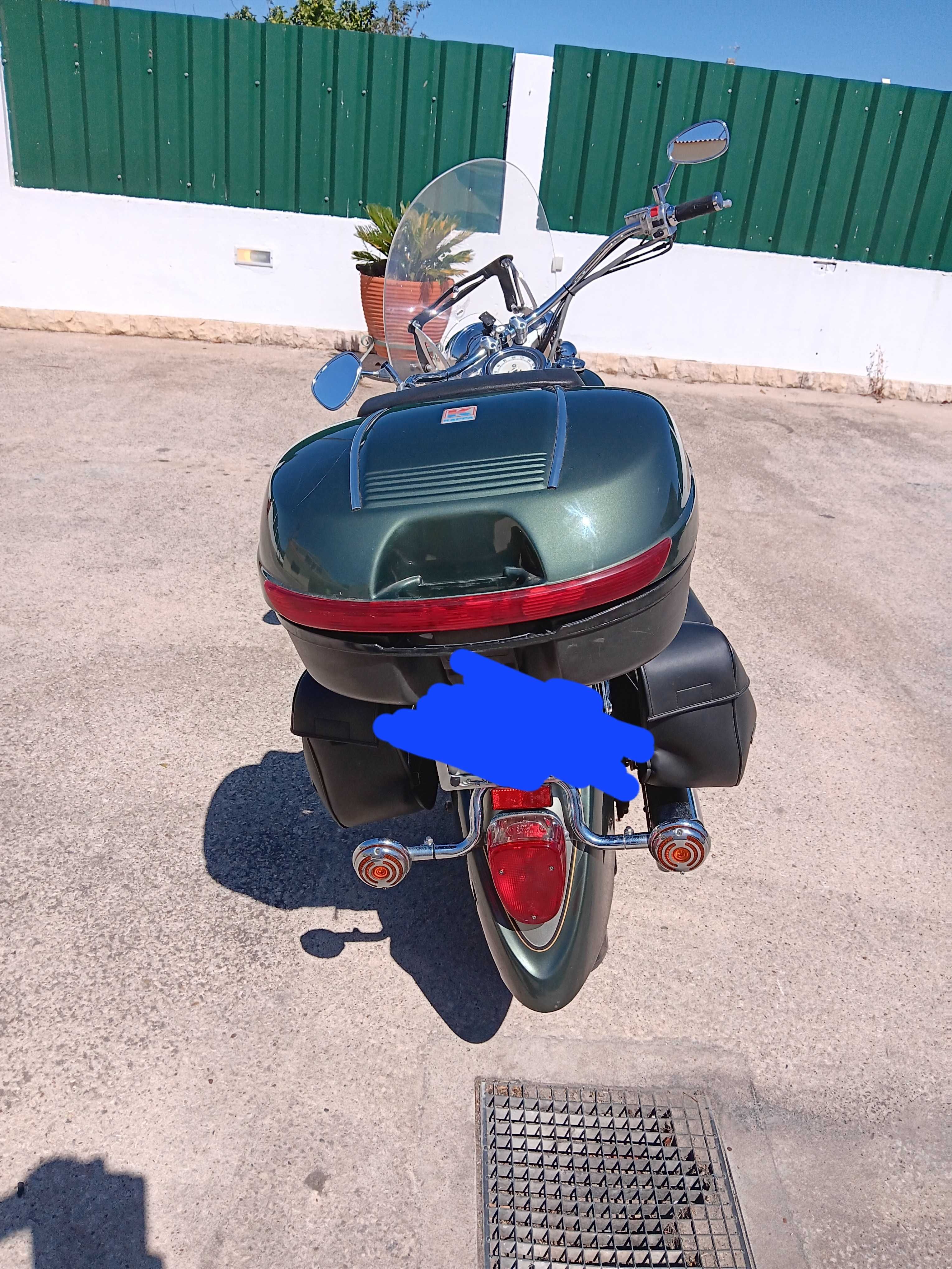 Yamaha drag star 1100 verde