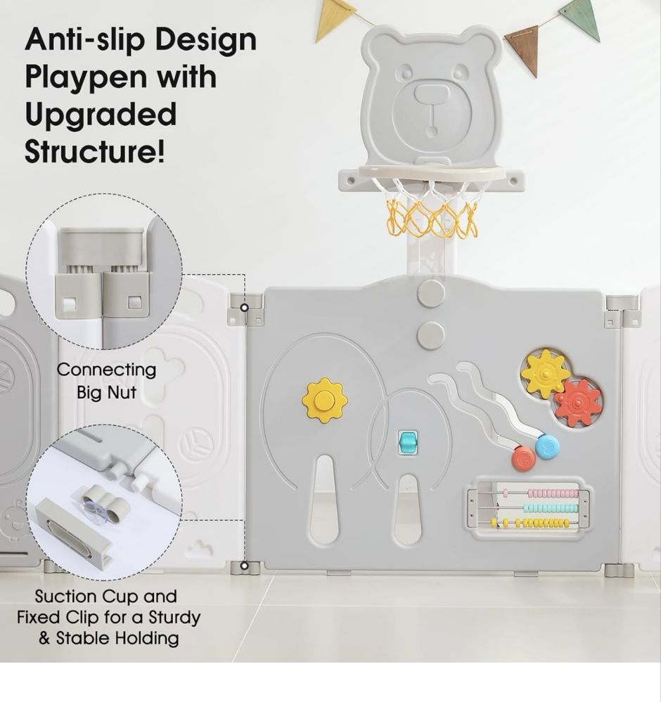 YOLEO Parque Infantil Baby Playpen