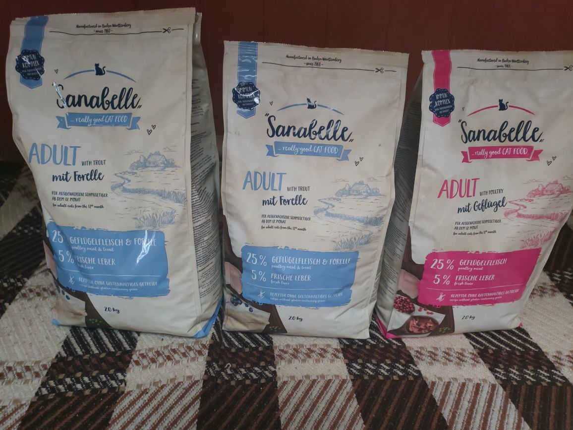 Sanabelle 6 kg po 2 kg w paczce plus gratis