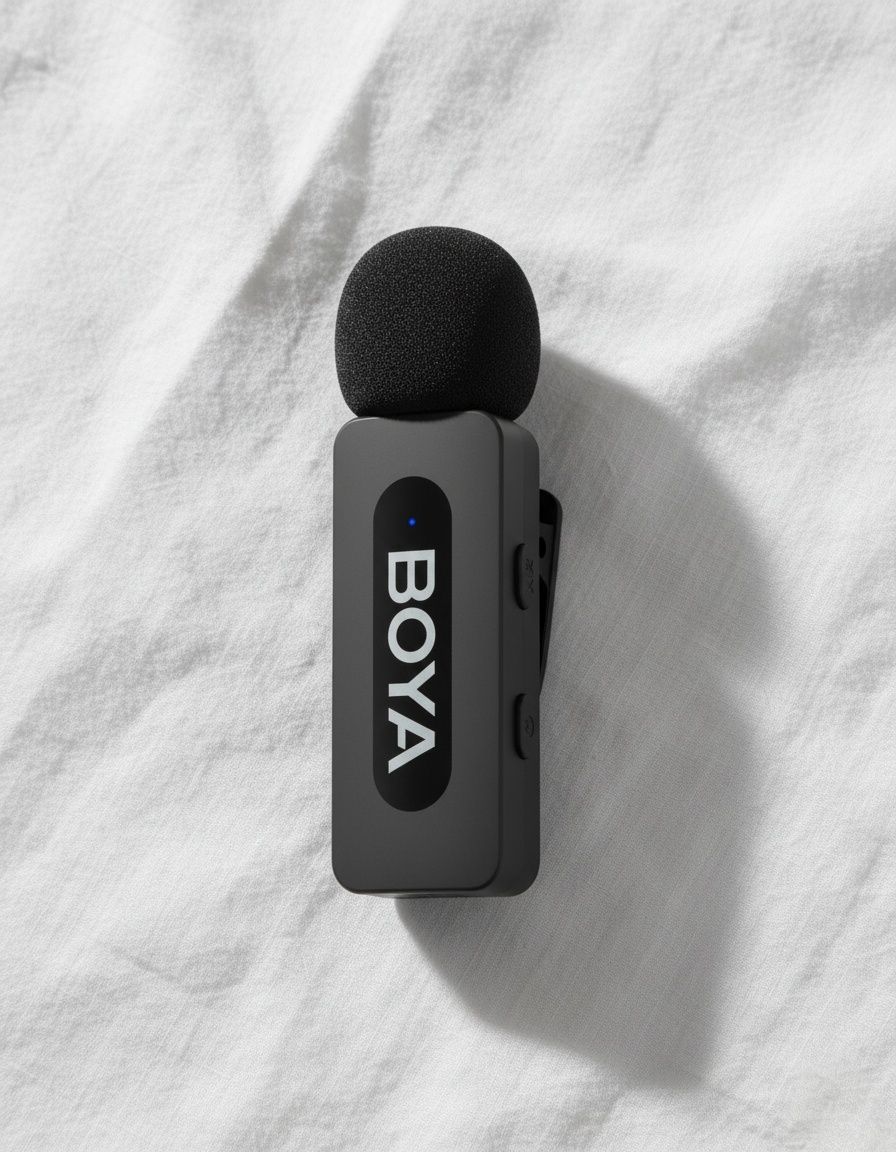 Петличний бездротовий мікрофон Boya BY-V3 COMBO