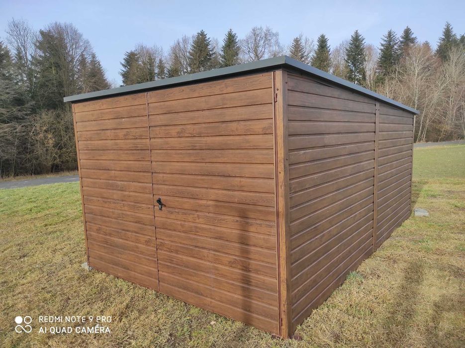 Garaż Blaszany Ocynk 3x5 4x6 6x6 6x5 4x5  -Wzmocniona Blacha PRODUCENT