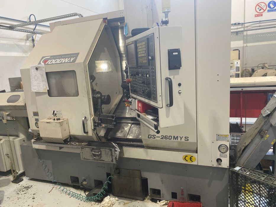 Torno CNC eixo Y e sub spindle