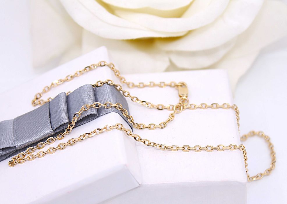 Złoty łańcuszek p.585/5,43g - splot ankier