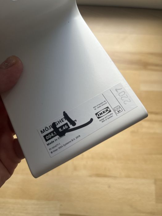 Ikea Möjlighet Stojak na słuchawki i tablet, biały