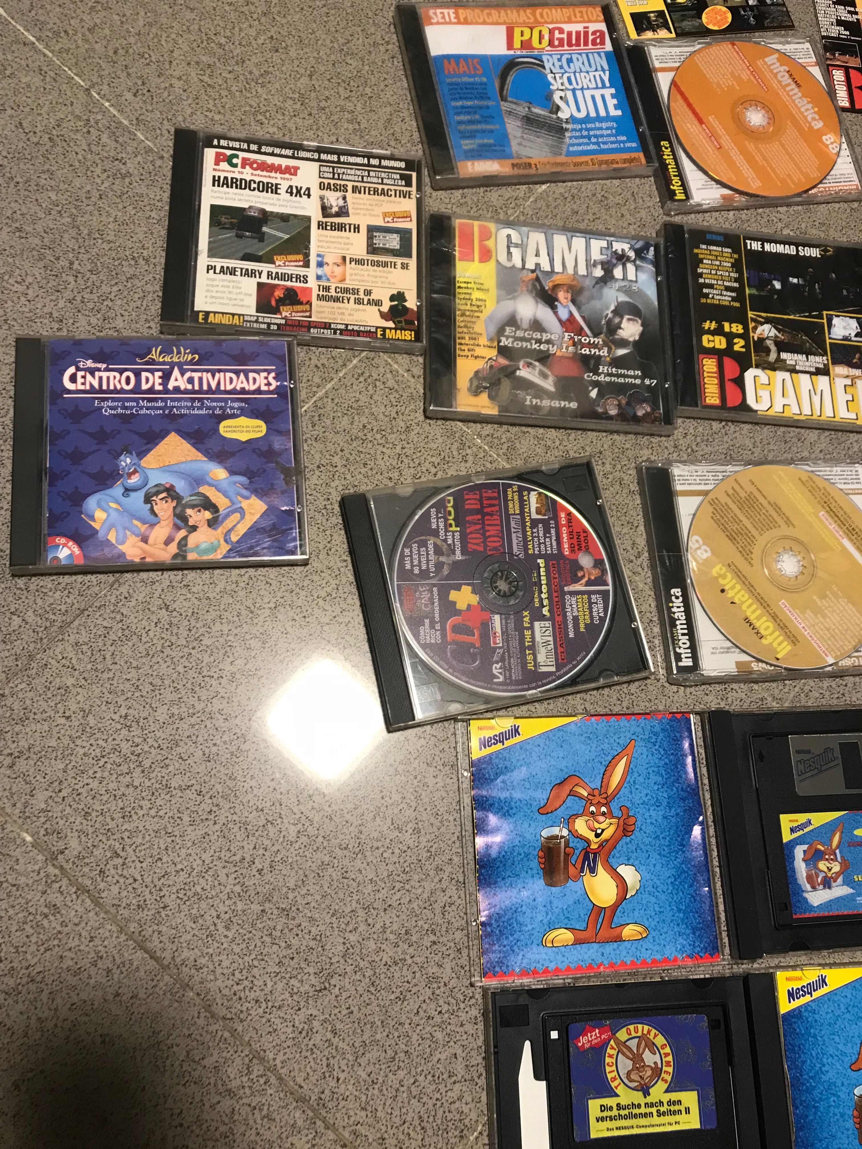 CD-ROMs variados vintage  - 1€ cada