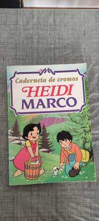 Caderneta cromo Heidi completa