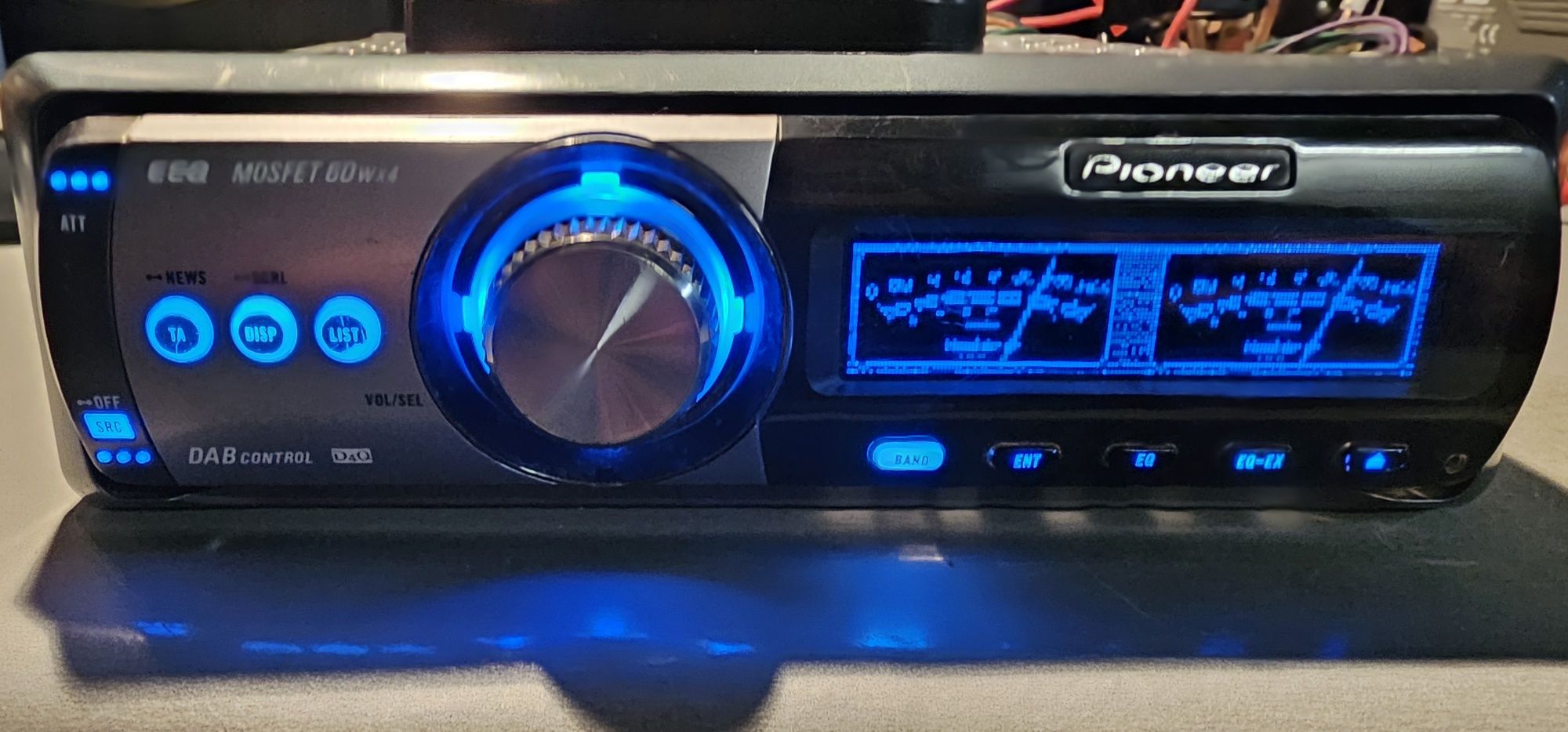 Pioneer deh-p80mp + moduł bluetooth Mega Moc 4x60 W