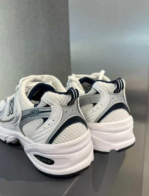 New Balance530_White Sneakersy Damskie_Moda Modne 36