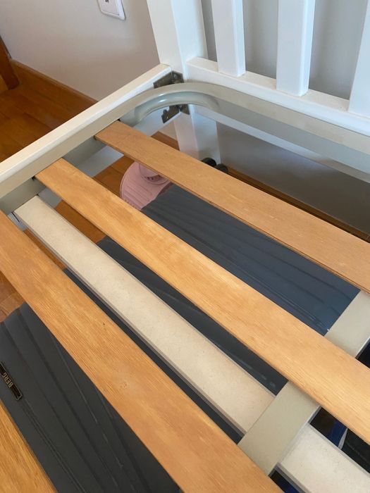 Cama branco lacado