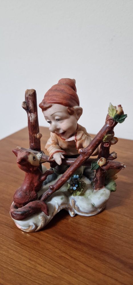 Branca de neve e os 7 anões - estatua capodimonte